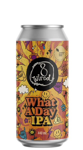  8 Wired What A Day IPA 440ml can
