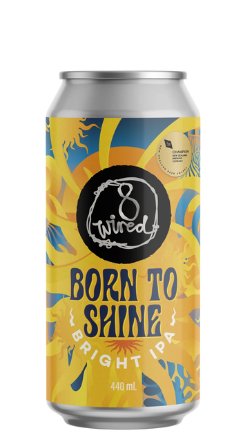  8 Wired Born to Shine Bright IPA 440ml can