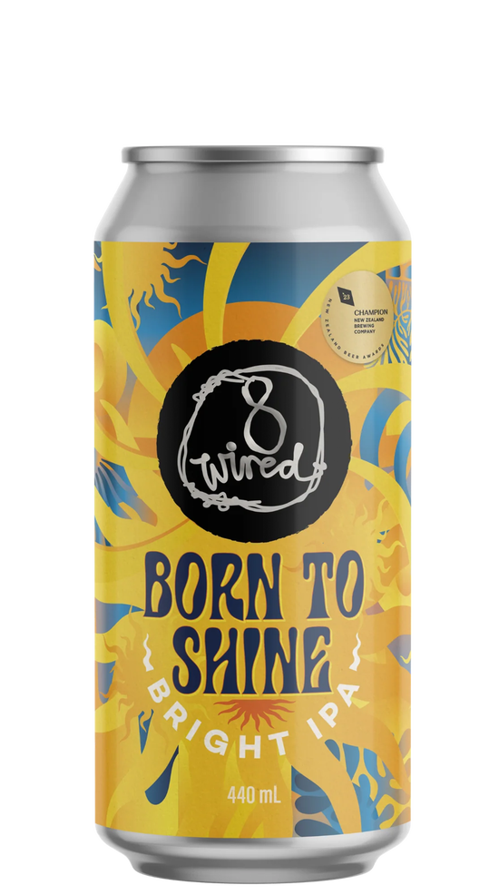 8 Wired Born to Shine Bright IPA 440ml can