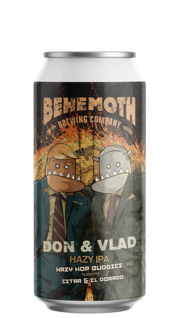  Behemoth Hazy Hop Buddies - Don &amp; Vlad 440ml can