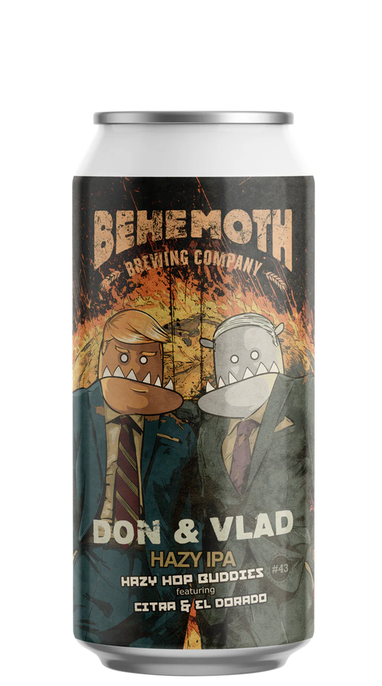 Behemoth Hazy Hop Buddies - Don & Vlad 440ml can