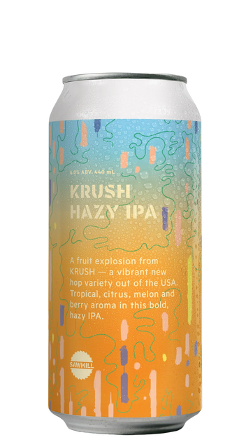 Sawmill Krush Hazy IPA 440ml can