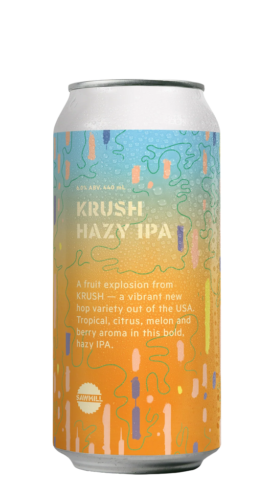 Sawmill Krush Hazy IPA 440ml can