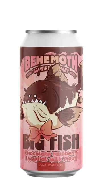 Behemoth Big Fish Chocolate Raspberry Stout 440ml can