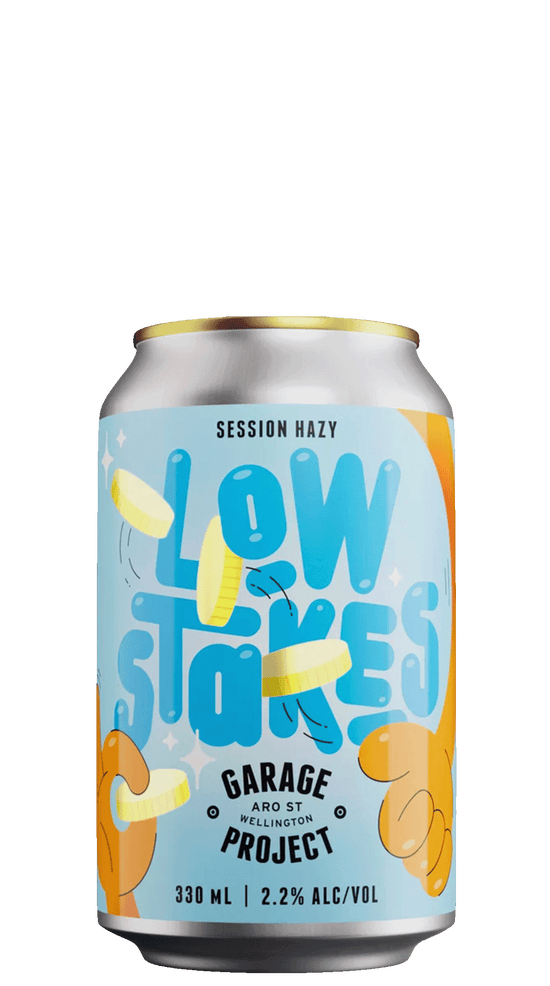 Garage Project Low Stakes Hazy Pale Ale 330ml Can