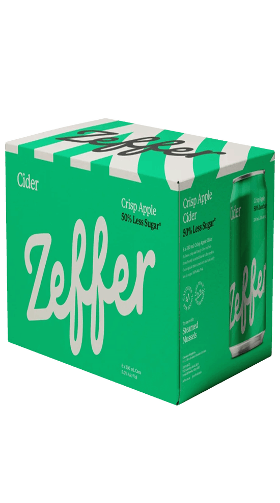 Zeffer Crisp Apple Cider 6 pack cans
