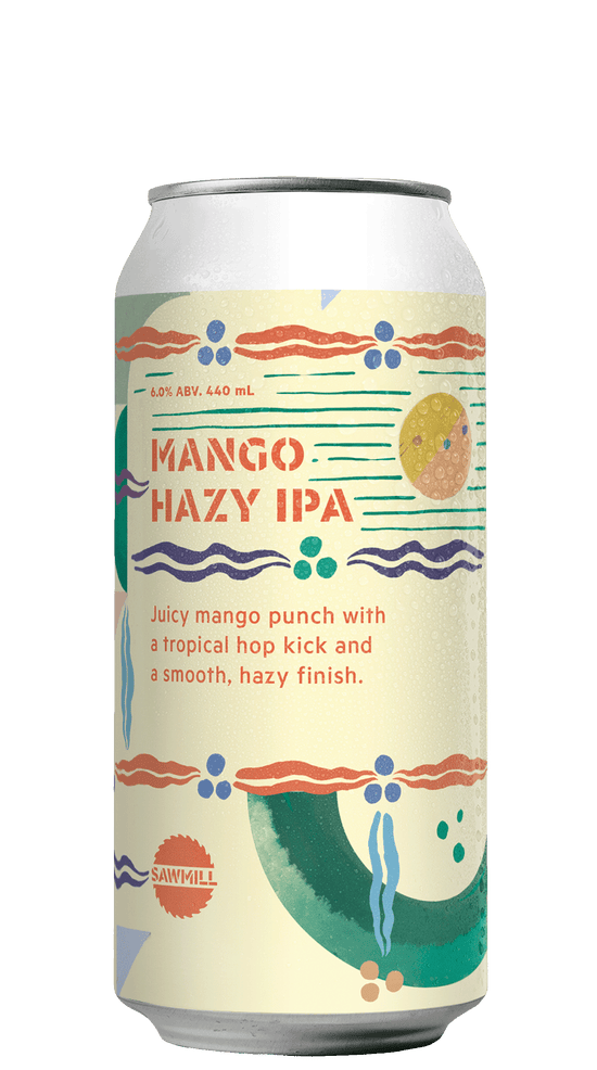 Sawmill Mango Hazy IPA 440ml can